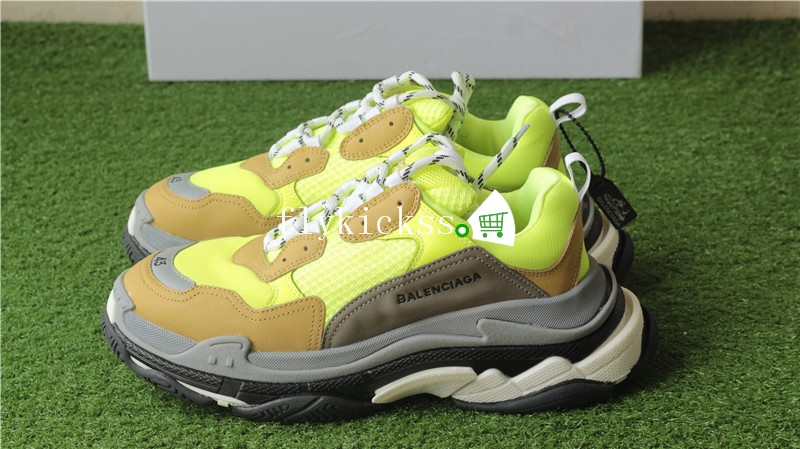 Balenciaga Triples Fall Winter Sneaker Neon Green